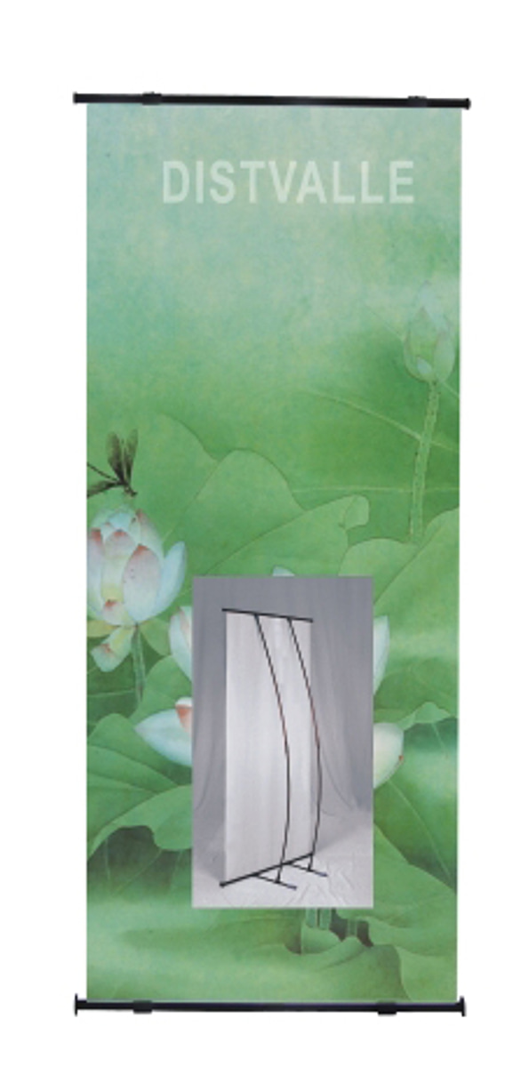Double pole L banner