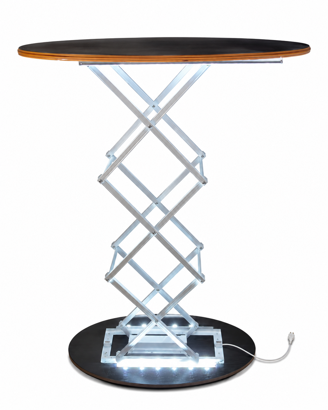 Mesa Promocional Elevable con Iluminación LED